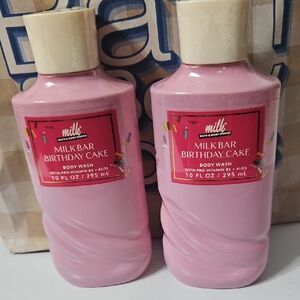 Bath & Body Works Milk Bar Birthday Cake Body Wash - Pink